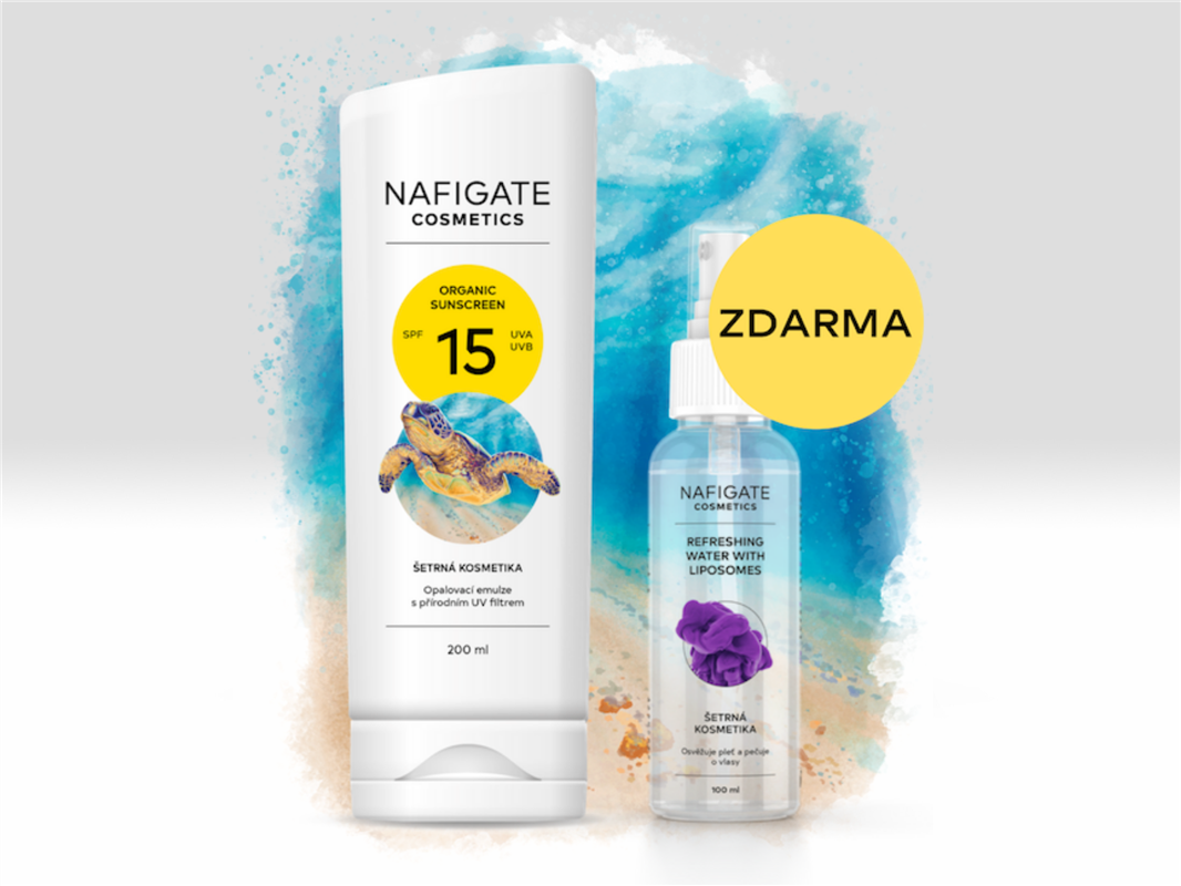 Balíček s opalovací emulzí SPF15