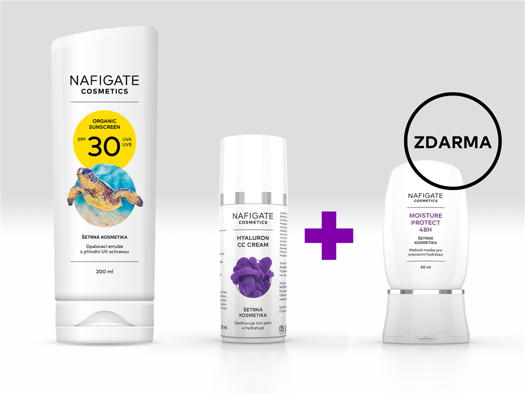 Letní balíček s opalovací emulzí SPF30