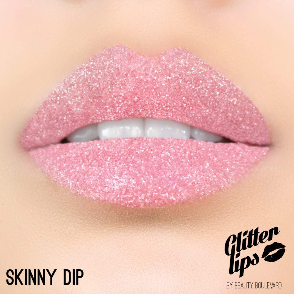 Beauty Boulevard Glitter Lips, vodoodolné trblietky na pery - Skinny Dip 3,5ml