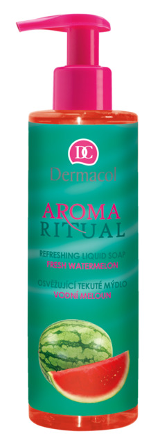 Dermacol - AROMA RITUAL REFRESHING LIQUID SOAP - FRESH WATERMELON - Osviežujúce mydlo na ruky - vodový melón - 250 ml
