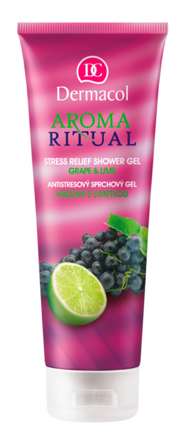 Dermacol - AROMA RITUAL SHOWER GEL - GRAPE AND LIME - Antistresový sprchový gél - hrozno s limetkou - 250 ml