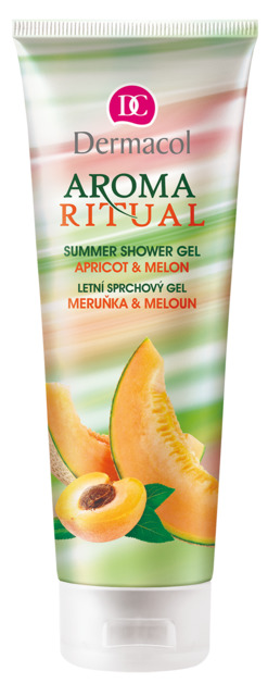 Dermacol - Aroma Ritual Shower gel - apricot and melon - Letný sprchovací gél - marhuľa a melón - 250 ml