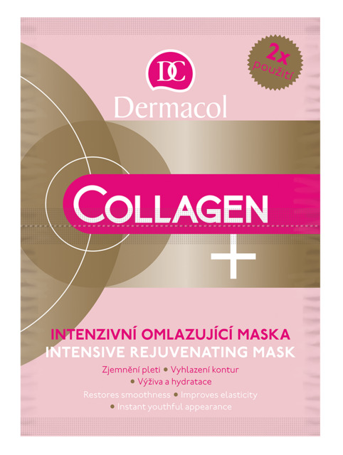 Dermacol - Collagen plus Intensive Rejuvenating face mask - Intenzívna omladzujúca maska - 2 x 80g