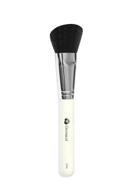 Dermacol - Cosmetic brush D54 - angled top - Skosený štetec -