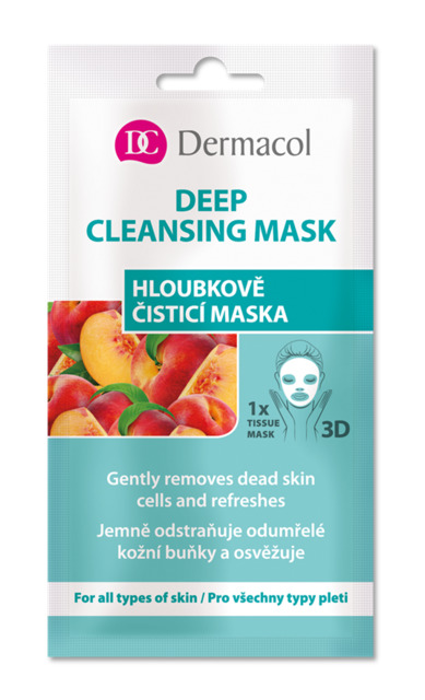 Dermacol - Deep Cleansing Mask - Textilná 3D hĺbkovo čistiaca maska - 15 ml