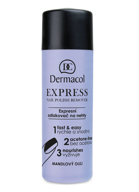 Dermacol - Express nail polish remover - Expresný odlakovač na nechty - 120 ml