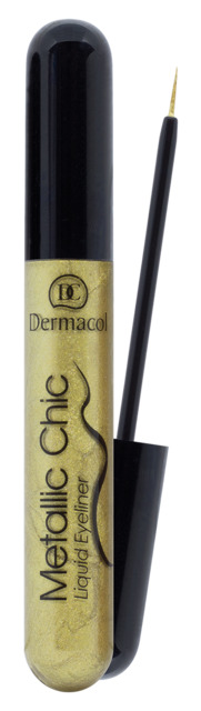 Dermacol - Liquid Eyeliner Metallic Chic - Tekuté metalické očné linky - 6 ml