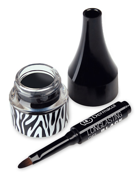 Dermacol - Longlasting Gel Black Eyeliner - Black Sensation - Dlhotrvajúci gélová očná linka  -