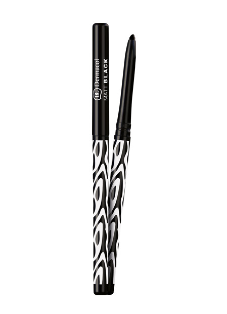 Dermacol - Matt Black Eyeliner - Black Sensation - Automatická matná ceruzka na oči  - 0