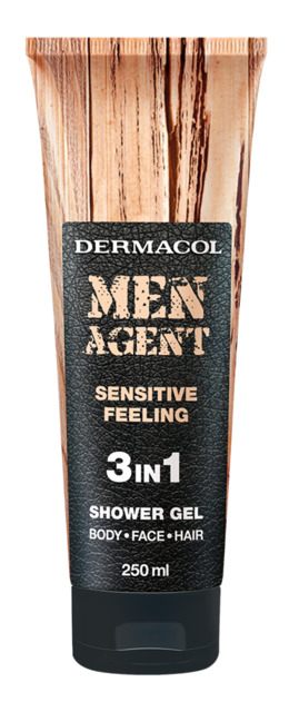 Dermacol - Men Agent Shower Gel Sensitive Feeling - Sprchovací gél 3v1 Sensitive Feeling - 250 ml