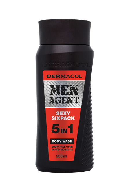 Dermacol - Men Agent Shower Gel Sexy Sixpack - Sprchovací gél 5v1 Sexy Sixpack - 250 ml