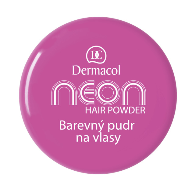 Dermacol - NEON HAIR POWDER NO.4 - VIOLET - Farebné púdre na vlasy - 2