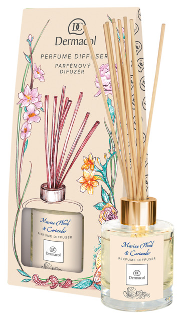 Dermacol - Perfume diffuser Marine Wood & Coriander - Parfumovaný difuzér s vôňou korenia