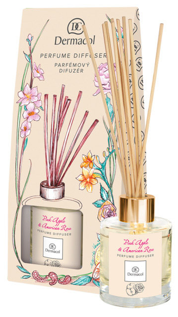 Dermacol - Perfume diffuser Pink Apple & American Rose - Parfumovaný difuzér s vôňou jablka a ruže - 100ml