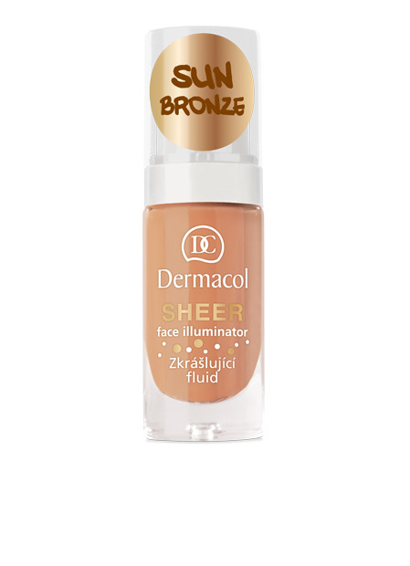 Dermacol - SHEER FACE ILLUMINATOR SUN BRONZE - Skrášľujúce bronzujúce hydratačné fluidum - 15 ml