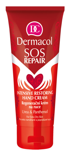Dermacol - SOS Repair Intensive Restoring Hand Cream - Hĺbková intenzívna regenerácia a hydratácia na suché a popraskané ruky  - 75 ml