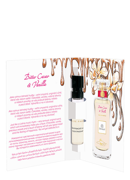 Dermacol - Tester EDP Bitter Cacao & Vanilla - Tester EDP Bitter Cacao and Vanilla - rozprašovačov - 2 ml