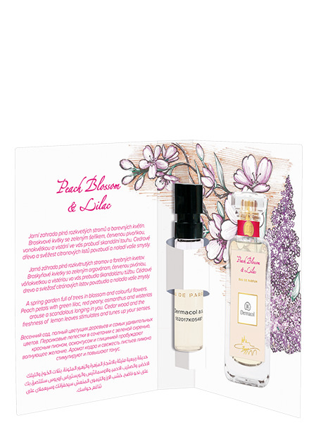 Dermacol - Tester EDP Peach Blossom & Lilac - Tester EDP Peach Blossom and Lilac - rozprašovačov - 2 ml