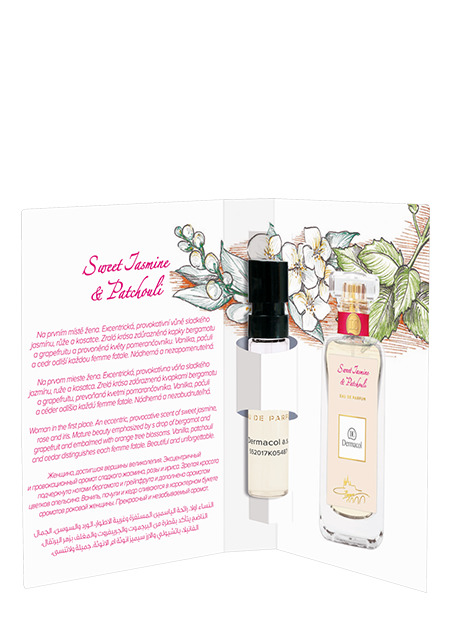 Dermacol - Tester EDP Sweet Jasmine & Patchouli - Tester EDP Sweet Jasmine and Patchouli - rozprašovačov - 2 ml