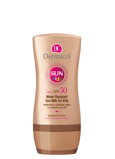 Dermacol - Water Resistant Sun Milk for Kids SPF 50 - Vodeodolné mlieko na opaľovanie pre deti SPF 50 - 200 ml